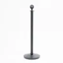 Poteau de guidage à corde – Noir mat – Tête boule